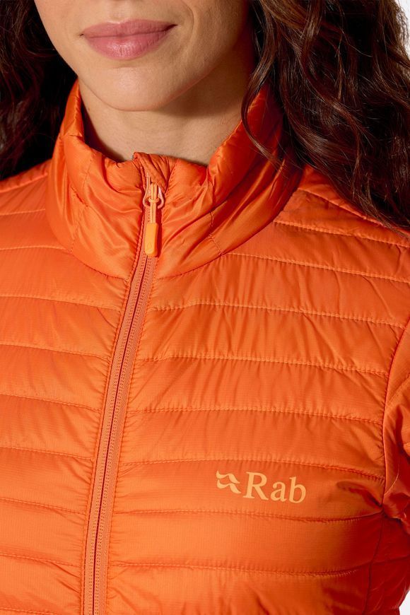 Жіночий легкий пуховик Rab Microlighter Jacket Wmns, Dark Melba, 10 (RB QDC-02-DKM-10)