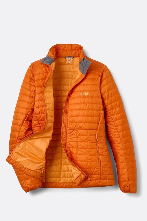 Жіночий легкий пуховик Rab Microlighter Jacket Wmns, Dark Melba, 10 (RB QDC-02-DKM-10)