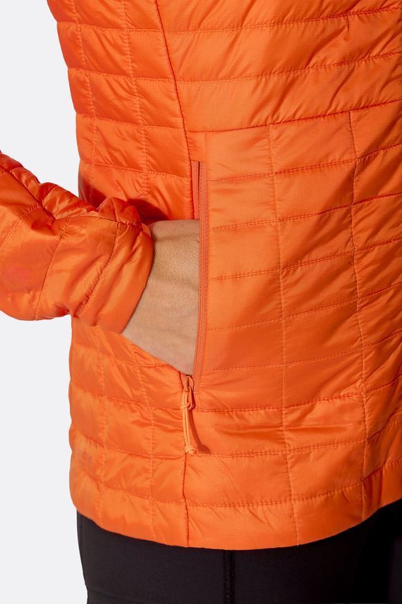 Жіночий легкий пуховик Rab Microlighter Jacket Wmns, Dark Melba, 10 (RB QDC-02-DKM-10)