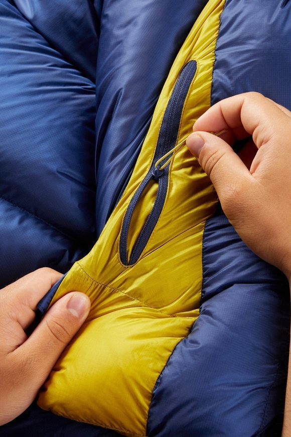 Спальний мішок Rab Neutrino 800 Regular, (-22&deg;C), 185 см - Right Zip, Nightfall Blue (RB QSM-94-NFB-REG-RZ)