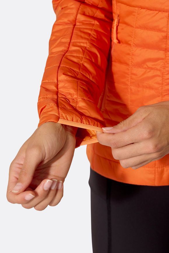 Жіночий легкий пуховик Rab Microlighter Jacket Wmns, Dark Melba, 10 (RB QDC-02-DKM-10)