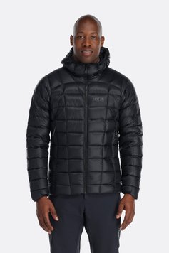 Легкий чоловічий пуховик Rab Mythic Alpine Jacket, Black, MED (QDB-45-BLK-MED)