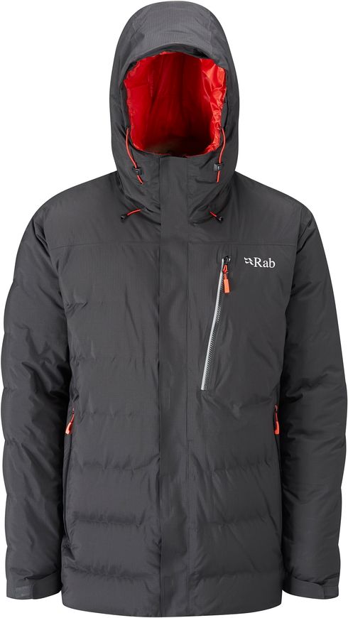 Мембранна чоловіча тепла куртка Rab Resolution Jacket, Black(CS1), XXL (QDN-60-BL-XXL)