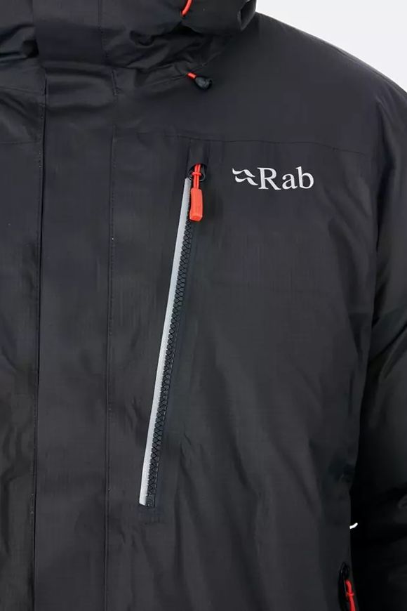 Мембранна чоловіча тепла куртка Rab Resolution Jacket, Black(CS1), XXL (QDN-60-BL-XXL)