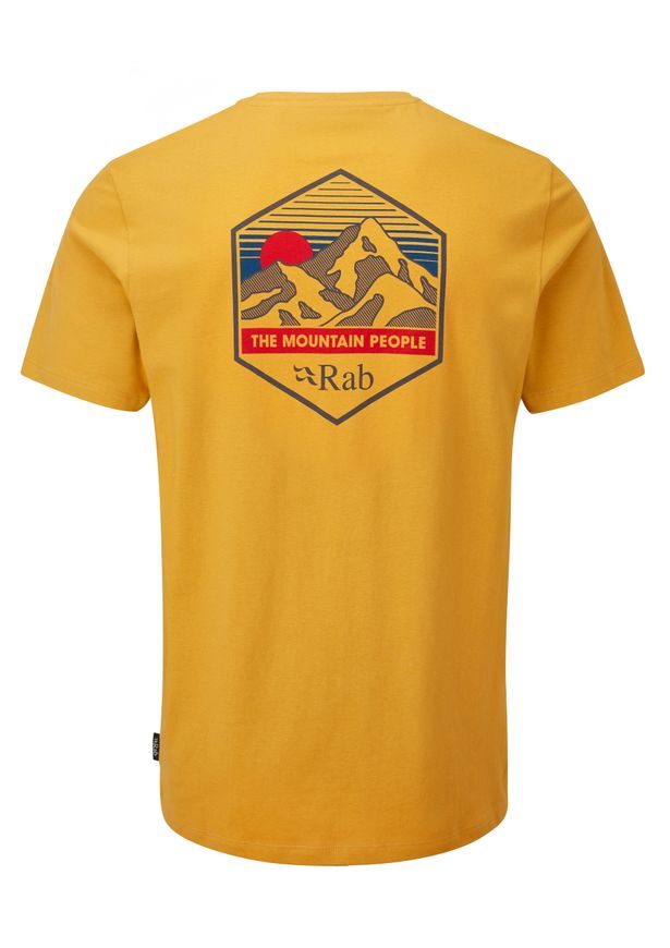 Футболка чоловіча Rab Stance Mountain Peak Tee, SAHARA, S (5059913051871)