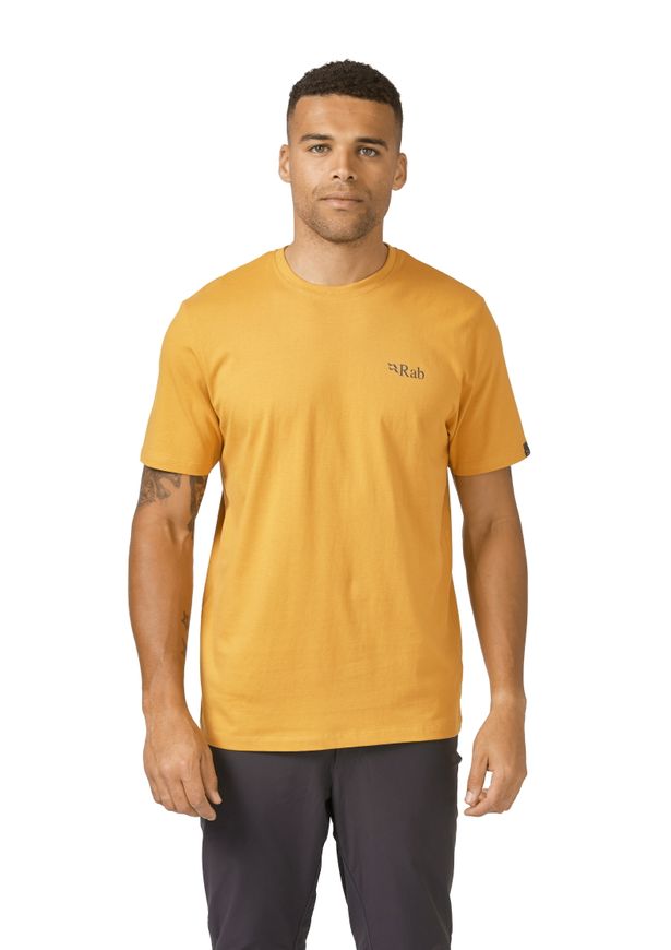 Футболка чоловіча Rab Stance Mountain Peak Tee, SAHARA, S (5059913051871)