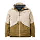 Гірськолижна чоловіча тепла мембранна куртка Rab Novaline Jacket, Oak/Dark Pebble, L (RB QIP-48-OKP-LRG)