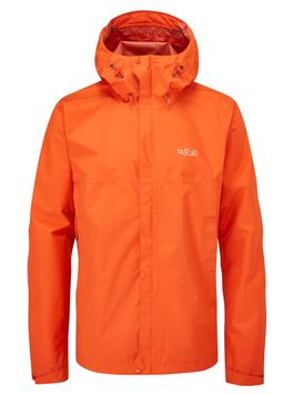 Мембранна куртка чоловіча Rab Downpour Eco Jacket, FIRECRACKER, M (821468968387)