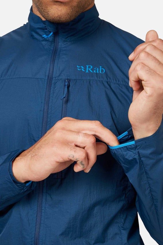 Вітровка чоловіча Rab Vital Jacket, Graphene (Marmalade), S (QWS-49-GRM-SML)