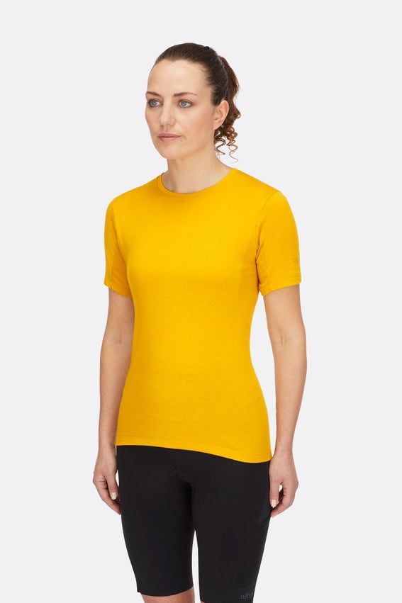 Футболка жіноча велосипедна Rab Cinder Crimp Tee Wmns, Beluga, 8 (QCB-96-BEL-08)