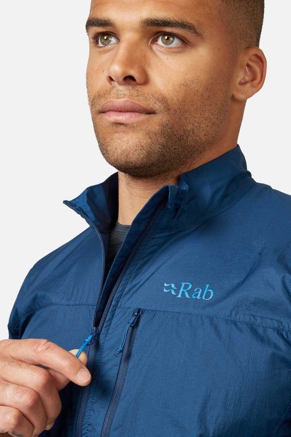 Вітровка чоловіча Rab Vital Jacket, Graphene (Marmalade), S (QWS-49-GRM-SML)