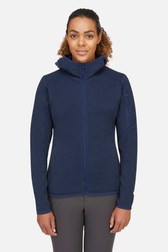 Кофта жіноча Rab Ryvoan Hoody Wmns, Deep Ink, 8 (QFF-94-DIK-08)