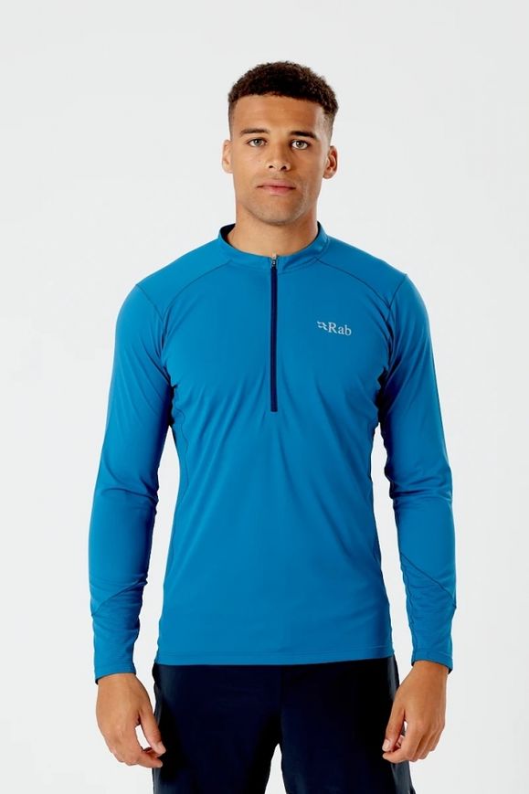 Футболка чоловіча Rab Sonic LS Tee, Azure, M (RB QBU-93.A-M)