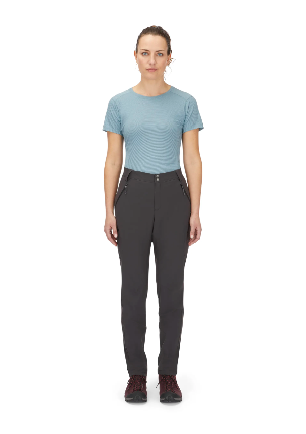 Штани жіночі Rab Ascendor Light Pants Wmns, Anthracite, S, Short (RB QFW-02-10)