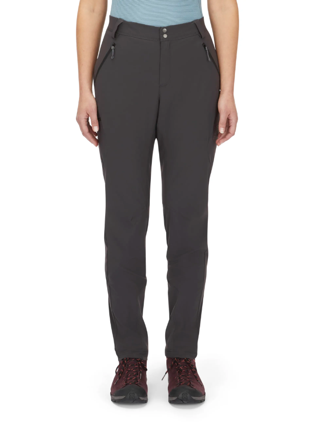 Штани жіночі Rab Ascendor Light Pants Wmns, Anthracite, S, Short (RB QFW-02-10)