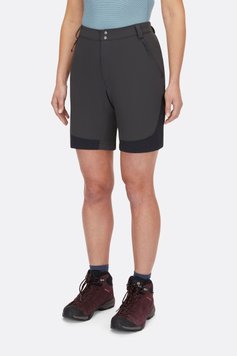 Шорти жіночі Rab Torque Mountain Shorts Wmns, Anthracite/Black, 16, 6" (QFV-97-ANB-16-06)