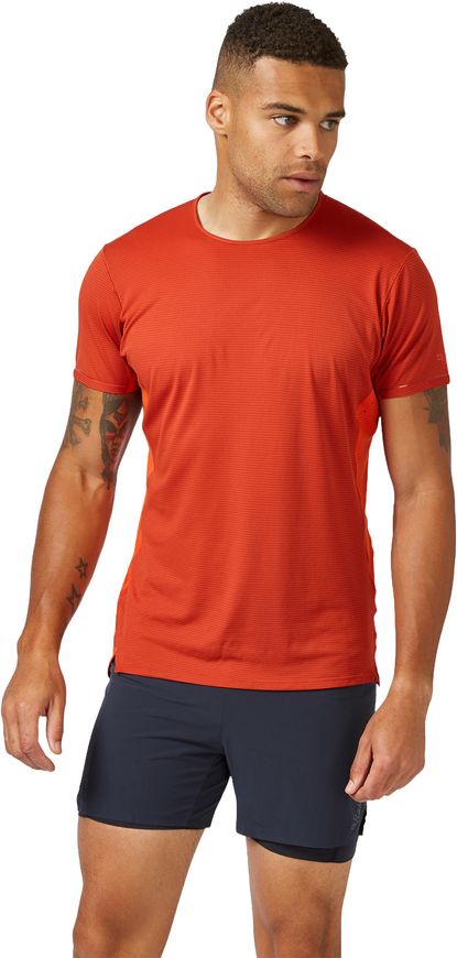 Футболка чоловіча Rab Sonic Ultra Tee, Red Clay/Firecracker, M (RB QBL-18.RC-M)