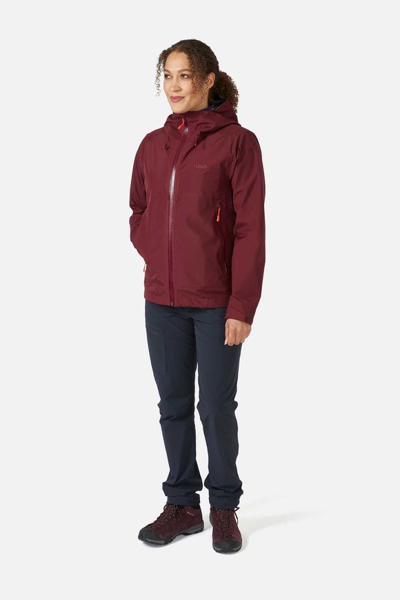 Мембранна куртка жіноча Rab Namche Paclite Jacket Wmns, Black, 08 (QWH-60-BLK-08)