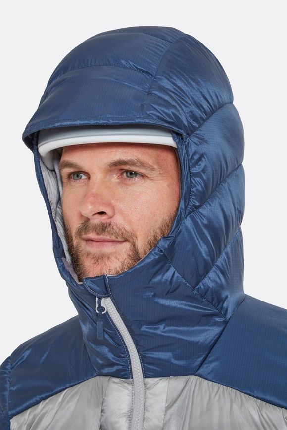 Зимова чоловіча куртка Rab Cirrus Ultra Hoody, Tempest Blue, MED (QIP-21-TMB-MED)