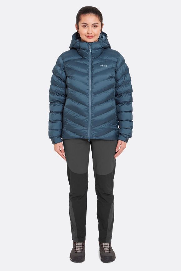 Жіноча зимова куртка Rab Nebula Pro Jacket Wmns, Orion Blue, 12 (QIP-24-ORB-12)