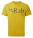 Футболка чоловіча Rab Stance Logo SS Tee, SULPHUR, L (QCB-08-SU-L)