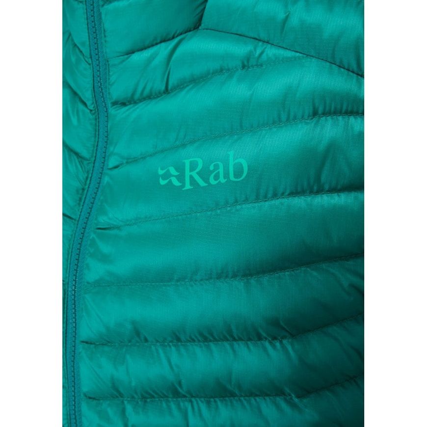 Жіноча демісезонна куртка Rab Cirrus Flex 2.0 Hoody Wmns, STORM GREEN, 16 (821468965720)