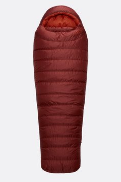 Спальний мішок Rab Ascent 900 Regular, (-18°C), 185 см - Left Zip, Oxblood Red (QSD-39-OXB-REG-LZ)