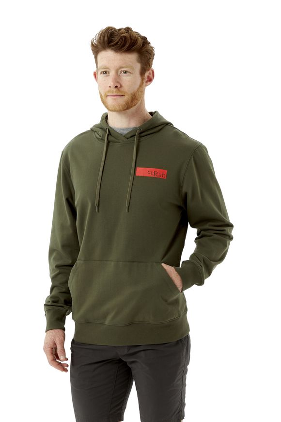 Кофта чоловіча Rab Voyage Hoody, RED CLAY, M (5059913006376)