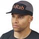 Кепка Rab Momentum 5 Panel Cap, Black/Graphene, One Size (QAB-44-BGP-One Size)