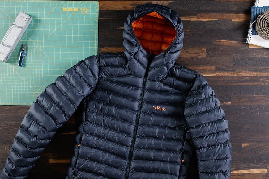 Зимова чоловіча куртка Rab Cirrus Alpine Jacket, Tuscan Red/Dark Horizon, XLG (QIP-25-TUD-XLG)