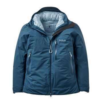 Жіноча тепла мембранна куртка Rab Xenon Shield Jacket Wmns, Tempest Blue, 10 (RB QIP-53-TMB-10)