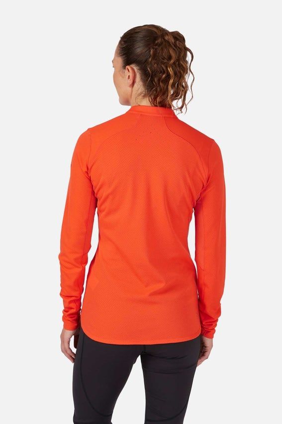 Футболка з довгим рукавом жіноча Rab Ridgeline LS Tee Wmns, Graphene, 8 (QBL-56-GRH-08)