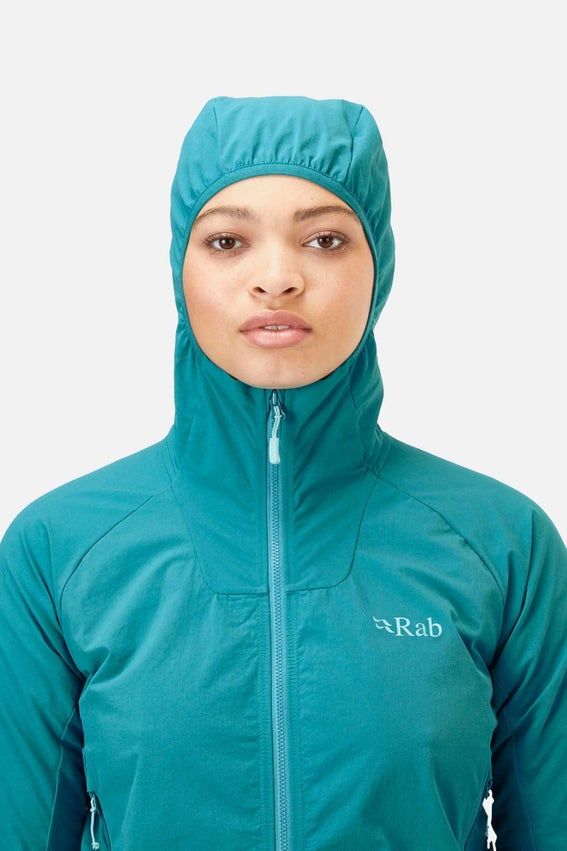 Жіноча куртка Soft Shell Rab Borealis Jacket Wmns, Beluga, 6 (QWS-39-BEL-06)