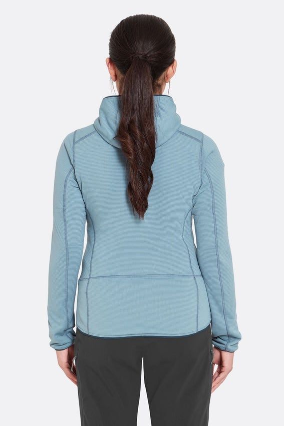 Кофта жіноча Rab Evolute Hoody Wmns, Beluga, 8 (QFG-20-BEL-08)