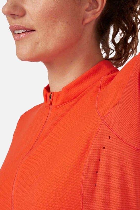 Футболка з довгим рукавом жіноча Rab Ridgeline LS Tee Wmns, Graphene, 8 (QBL-56-GRH-08)