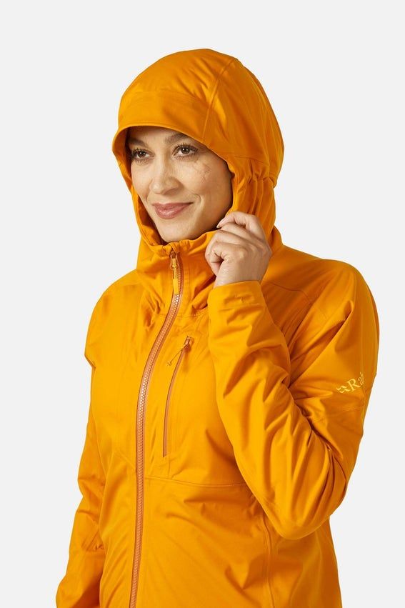 Мембранна жіноча велокуртка Rab Cinder Kinetic Jacket Wmns, Orion Blue, 8 (QWH-62-ORB-08)