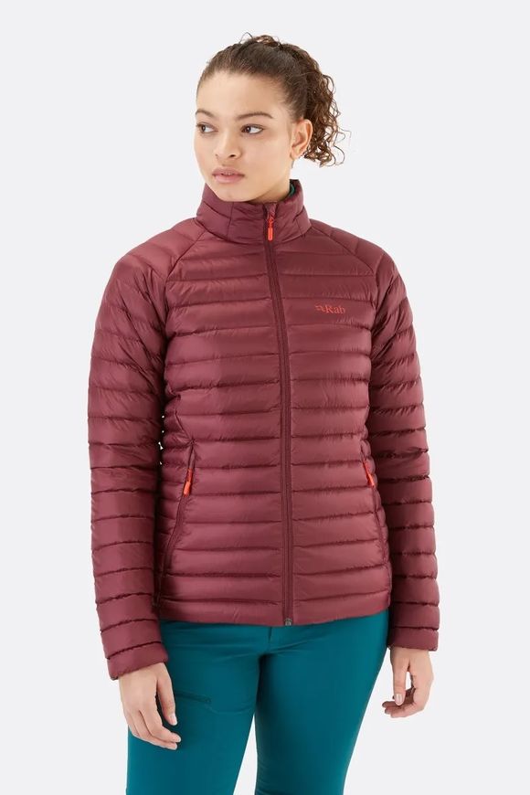 Жіночий легкий пуховик Rab Microlight Jacket Wmns, DEEP HEATHER, 12 (821468972278)