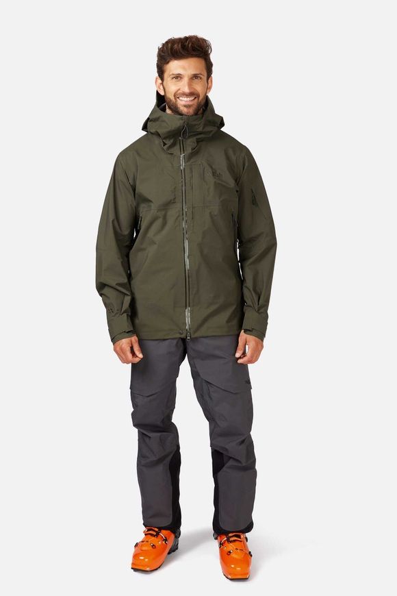 Мембранна куртка чоловіча Rab Khroma Diffuse GTX Jacket, Army, SML (QWH-81-ARM-SML)