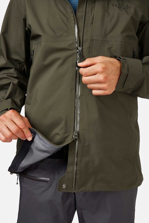 Мембранна куртка чоловіча Rab Khroma Diffuse GTX Jacket, Army, SML (QWH-81-ARM-SML)