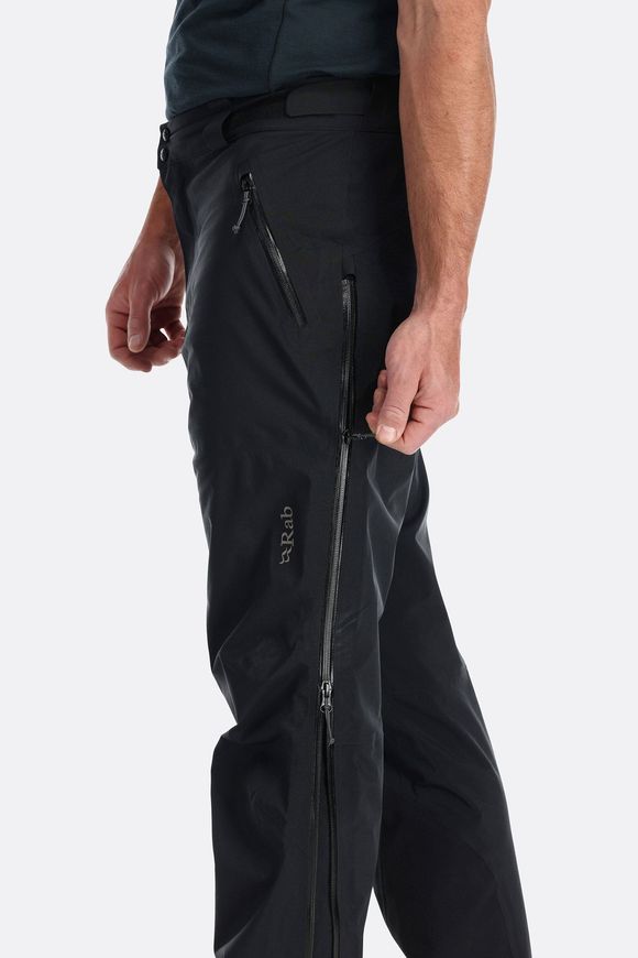 Штани чоловічі Rab Latok GTX Pants, Black, SML, Reg (QWH-43-BLK-SML-RG)