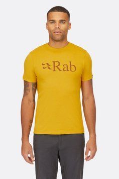 Футболка чоловіча Rab Stance Logo Tee, Sahara, S (QCB-08-SAH-SML)