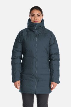 Зимова куртка-парка жіноча Rab Valiance Parka Wmns, Orion Blue, 16 (QDB-51-ORB-16)