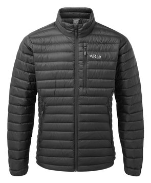 Чоловічий легкий пуховик Rab Microlight Jacket, Black, M (QDB-16-BL-M)