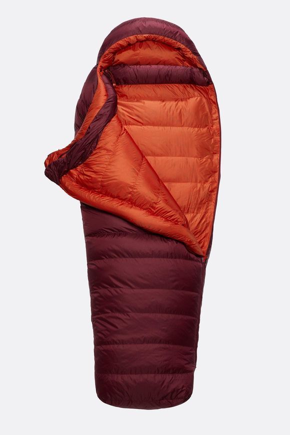 Спальний мішок Rab Ascent 900 Wmns, (-18&deg;C), 1700 см - Left Zip, Deep Heather (QSD-40-DEH-REG-LZ)
