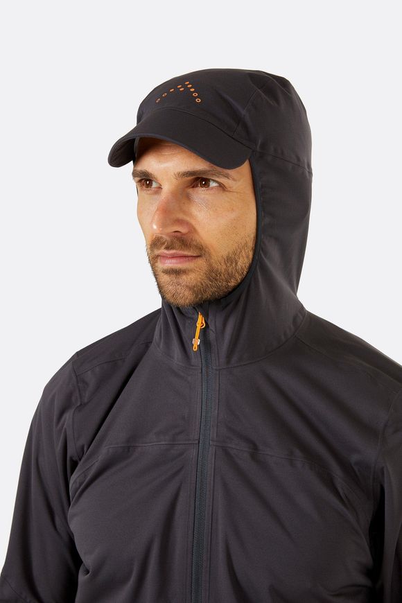 Мембранна куртка для бігу чоловіча Rab Kinetic Ultra Jacket, Anthracite, LRG (QWH-13-ANT-LRG)