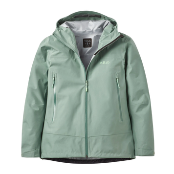 Мембранна куртка жіноча Rab Namche GTX Jacket Wmns, Dark Fig Green, 10 (RB QWI-88-DFG-10)