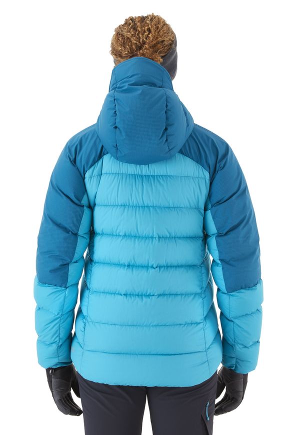 Жіночий зимовий пуховик Rab Infinity Alpine Jacket Wmns, ULTRAMARINE/AQUAMARINE, 10 (821468972438)