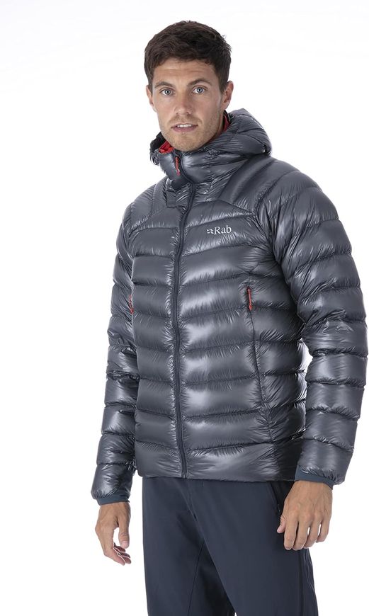 Чоловічий легкий пуховик Rab Zero G Jkt, STEEL, XL (QDN-56-ST-XL)