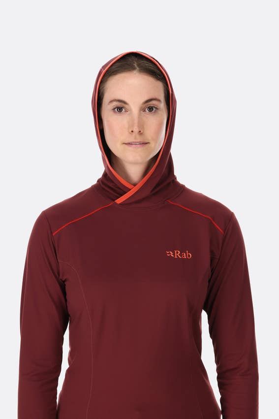 Кофта жіноча Rab Force Hoody Wmns, Tempest Blue, 8 (QBL-10-TMB-08)