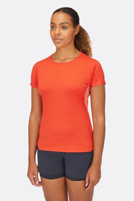 Футболка жіноча Rab Sonic Ultra Tee Wmns, Citadel/Tempest Blue, 8 (QBL-19-CTT-08)